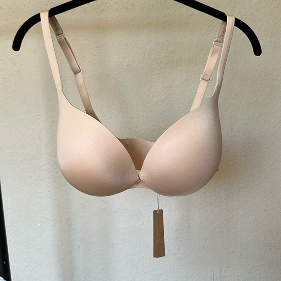 Skims‎ Women’s Ultimate Collection Push-Up Plunge Bra in Sand - Size:36DD.  NWT - Picture 1 of 3